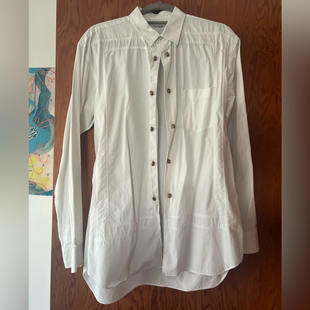 Comme des Garcon White Men's Shirt